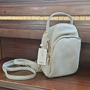 NWT AR New York Convertible Backpack Crossbody Purse Vegan Bag